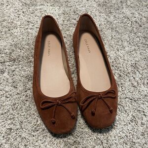Cole Haan Women's Flats in Rust Brown